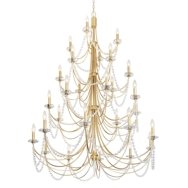 Brentwood French Gold 28-Light Chandelier, image 1