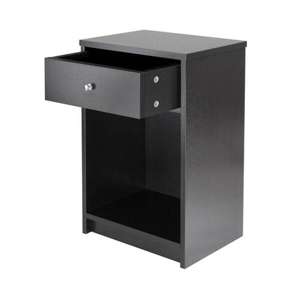 Squamish Accent table with One Drawer, Black Finish, image 2