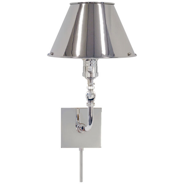 Swivel Head Wall Lamp in Polished Nickel by Studio VC, image 1