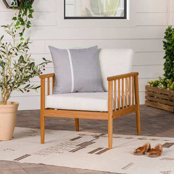 Circa Natural Outdoor Spindle Lounge Chair, image 1