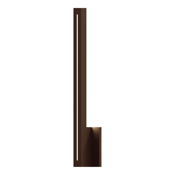Stripe Textured Bronze LED 1.5-Inch Wall Sconce, image 1