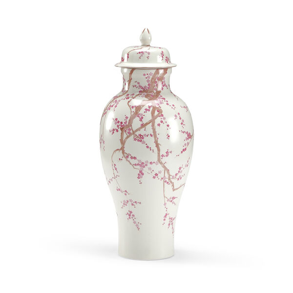 Lisa Kahn Pink Slender Temple Jar, image 1