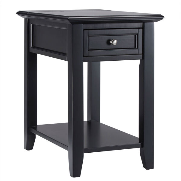 Bernay Midnight Charging Accent Table, image 4