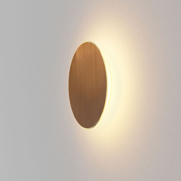 Ramen Brass 9-Inch LED Outdoor Wall Sconce, image 1