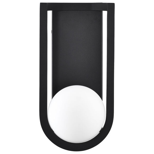 Cradle Matte Black Six-Inch LED Outdoor Wall Mount, image 6