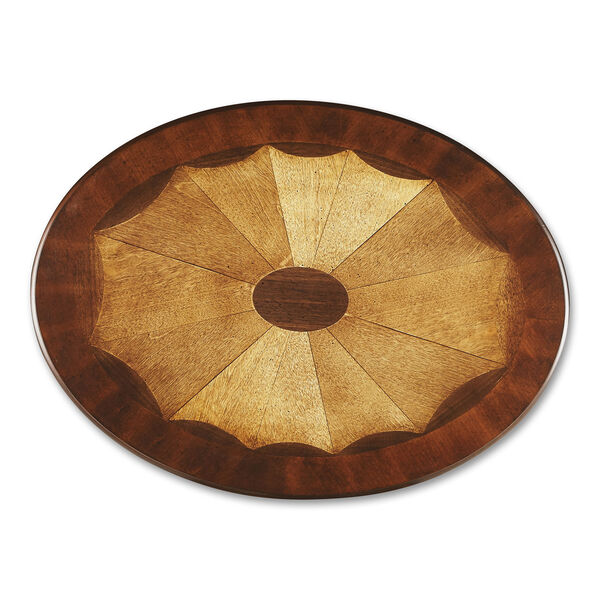 Jeanette Cherry Oval Side Table, image 2