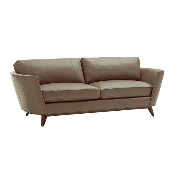 Zavala Brown Kahn Leather Sofa, image 1