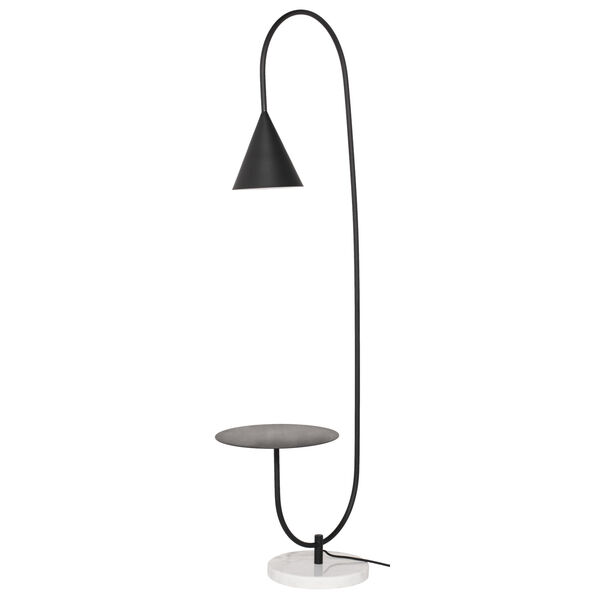Arnold Matte Black One-Light Floor Lamp, image 5