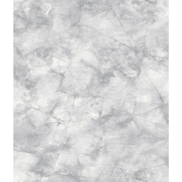 Impressionist Blue and Gray Pressed Petioles Wallpaper - SAMPLE SWATCH ONLY, image 1