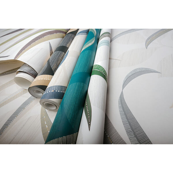 Antonina Vella Deco Beige El Morocco Palm Wallpaper-SAMPLE SWATCH ONLY, image 3