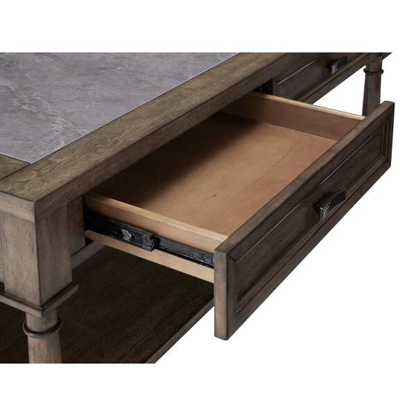 Riverdale Rd Gray Flannel Slate Rectangular Cocktail Table, image 3
