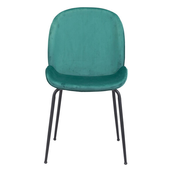 Miles Green and Black Dining Chair, Set of Two, image 4