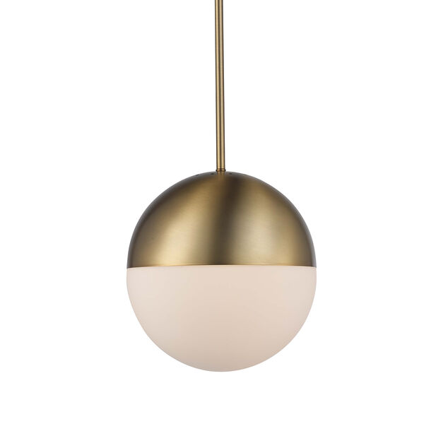 Expedition Satin Gold Eight-Inch One-Light Mini Pendant, image 3