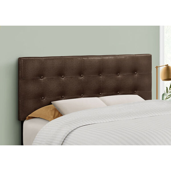 Brown and Black Full Size Headboard, image 2