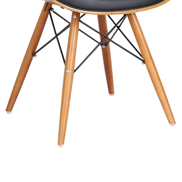 Cassie Black with Walnut Dining Chair, image 6