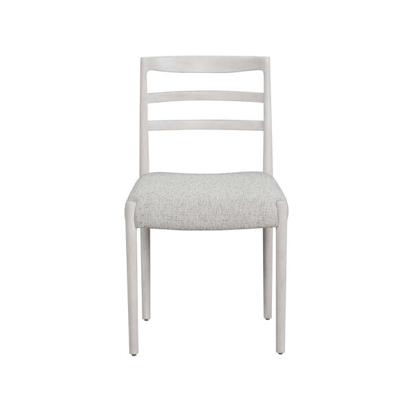 White and Light Gray 21-Inch Side Chair, Set of 2, image 5