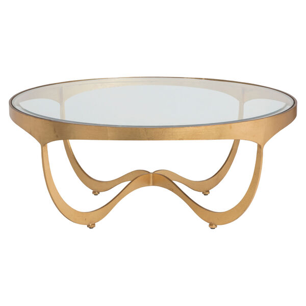 Metal Designs Gold Sophie Round Cocktail Table, image 2