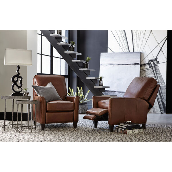 Shasta Brown Leather Recliner, image 2