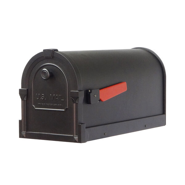 Savannah Black Curbside Mailbox with Bradford Mailbox Post Unit, image 5