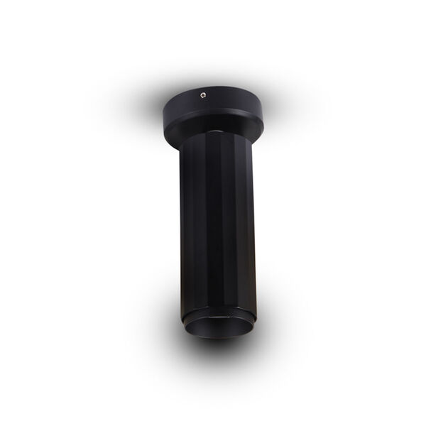 Orbit Black Adjustable LED Flush Mounted Spotlight, image 1