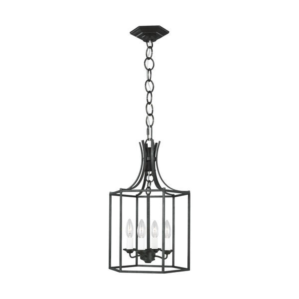 Bantry House Smith Steel 13-Inch Four-Light Title 24 Pendant, image 1