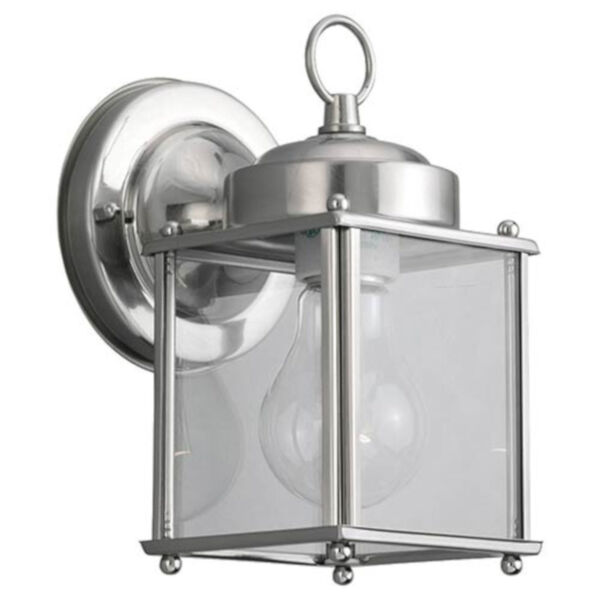 Oxford Antique Brushed Nickel One-Light Outdoor Wall Lantern, image 1