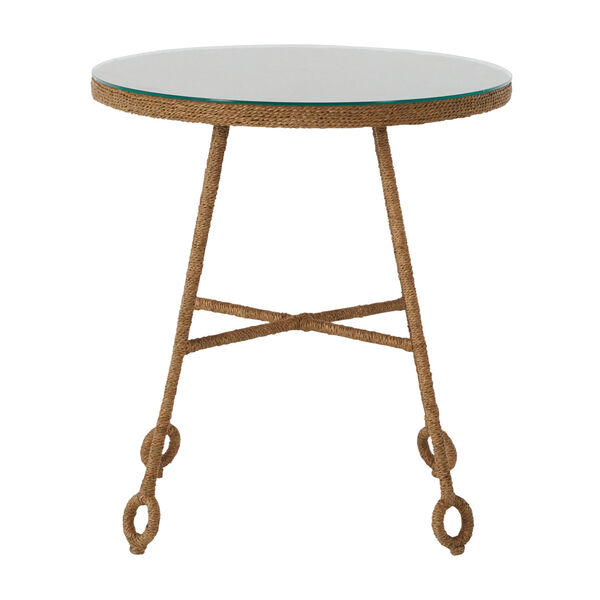 Dakota Natural Seagrass 24-Inch Side Table, image 3