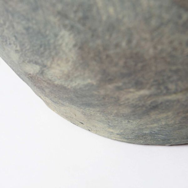 Gobi Gray Ceramic Oval Vase, image 6