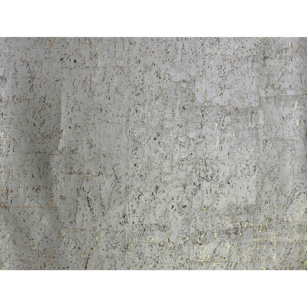Candice Olson Natural Splendor Cork Warm Silver Wallpaper - SAMPLE SWATCH ONLY, image 1