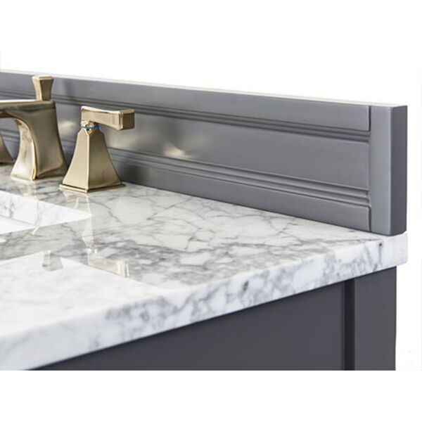 Adeline Sapphire 60-Inch Vanity Console with Farmhouse Sinks, image 2