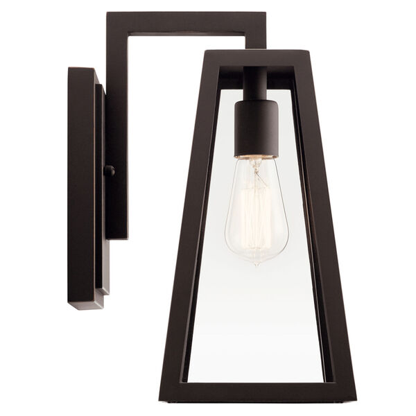 Delison Rubbed Bronze Eight-Inch One-Light Outdoor Wall Sconce, image 3