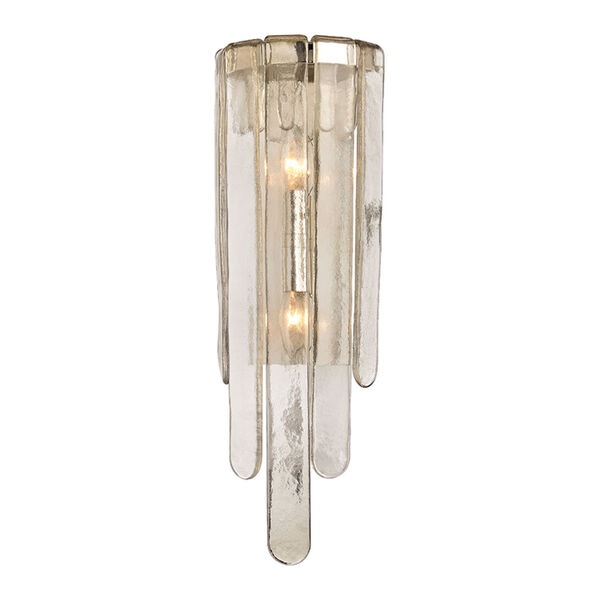 Fenwater Polished Nickel Two-Light Wall Sconce, image 1