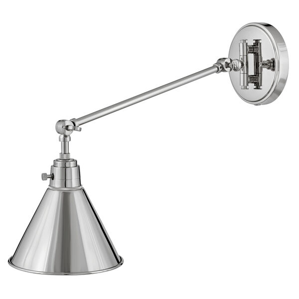 Arti Polished Nickel One-Light 19-Inch Adjustable Wall Sconce, image 5