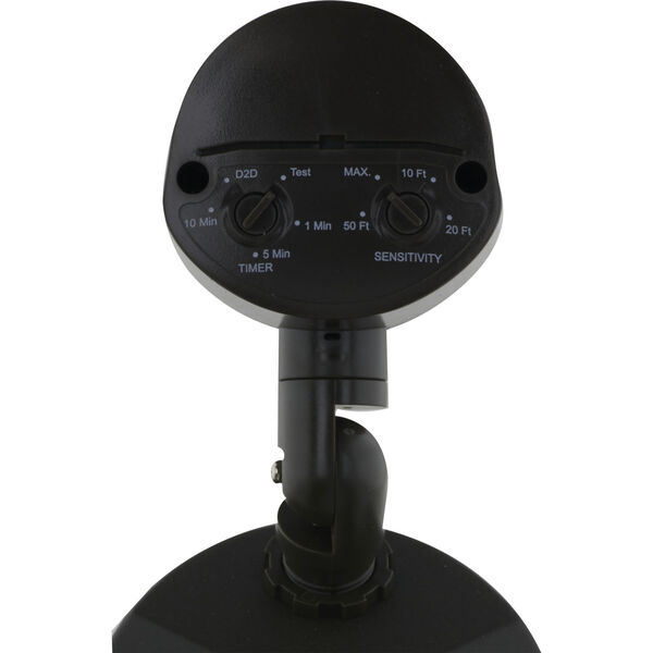 Black 3000K Two-Light LED Security Light with Motion Censor, image 4