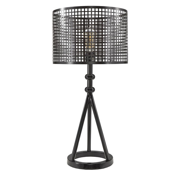 Spears Black One-Light Table Lamp, image 1