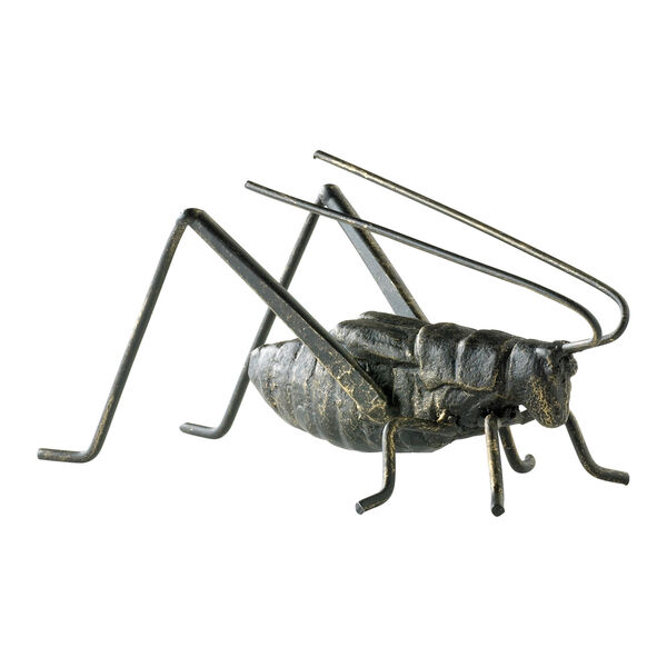 Raw Steel Cricket Sculpture, image 1