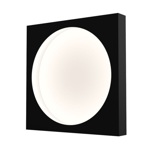 Vuoto Satin Black 15-Inch LED Sconce, image 1