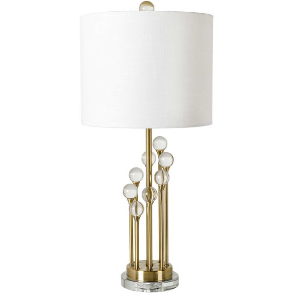 Mcvey Gold, Transparent One-Light Table Lamp, image 1