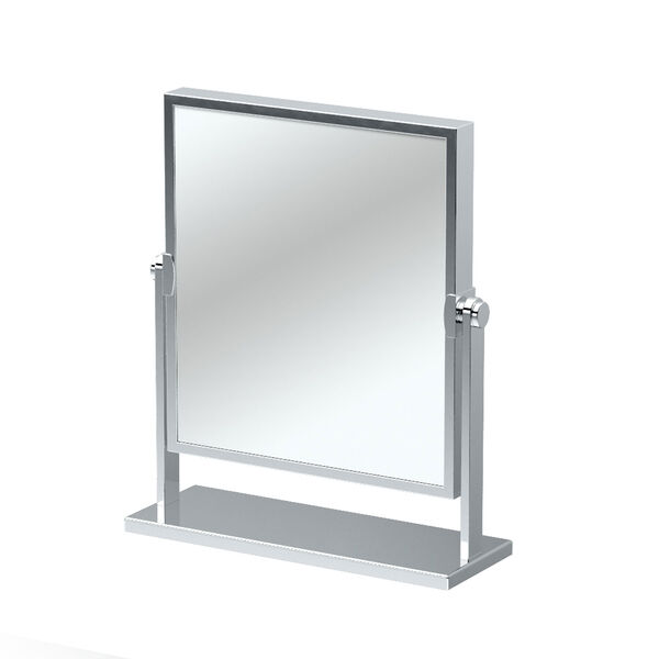 Elegant Table Mirror Chrome, image 1