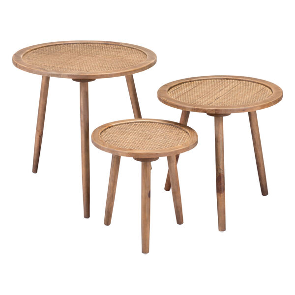Paul Natural Accent Table, Set of Three, image 3