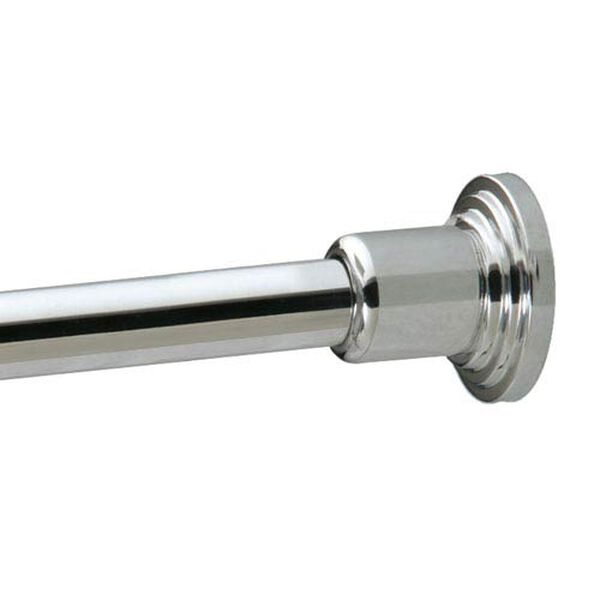 Marina Chrome Shower Rod - (Open Box), image 1