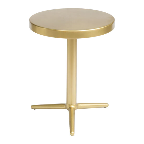 Derby Brass and Gold Accent Table, image 1