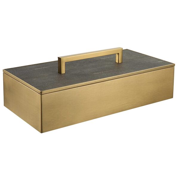 Wessex Classic Brass Elegant Gray Box, image 1