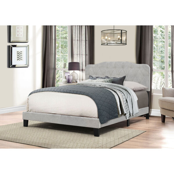 Nicole Full Bed in One - Glacier Gray Fabric, image 1