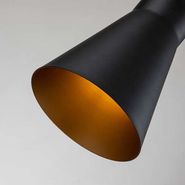 Etoile Matte Black Seven-Inch One-Light Mini Pendant, image 3