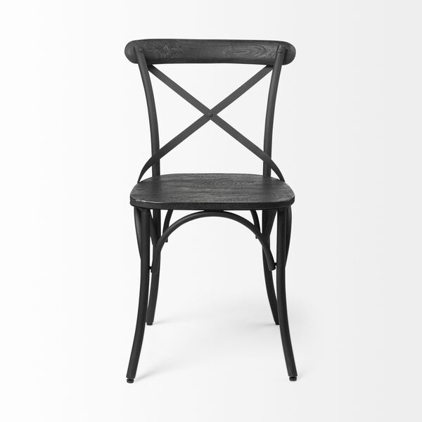 Etienne I Dark Brown and Black Dining Chair, image 2