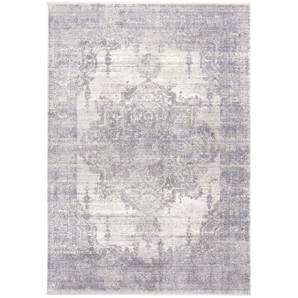 Cecily Gray Ivory Taupe Rectangular 3 Ft. x 5 Ft. Area Rug, image 1