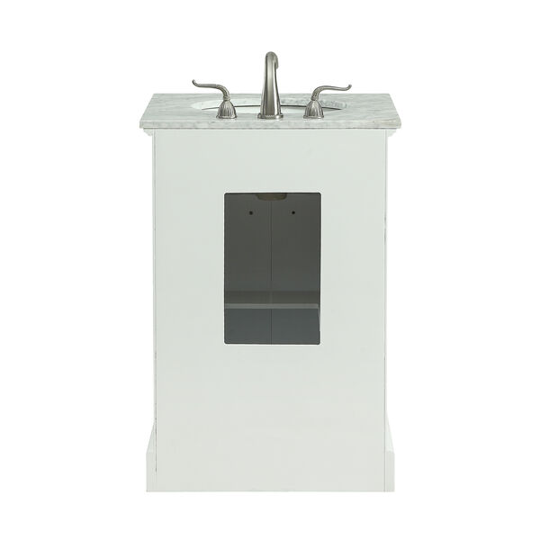 Americana Frosted White Vanity Washstand, image 2