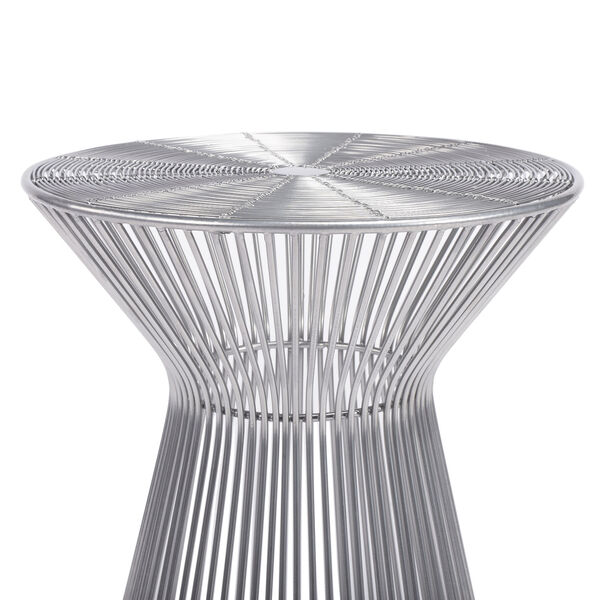 Greeley Silver Metal End Table, image 4