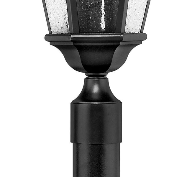 Edgewater Black 10-Inch Three-Light Outdoor LED Post Top and Pier Mount, image 3
